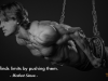 One finds limits by pushing them.