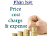 Phân biệt Price, cost, charge và expense